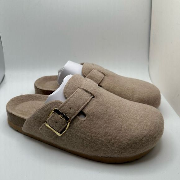 CUSHIONAIRE Womens Clog 8 SAND WOOL - Picture 1 of 6
